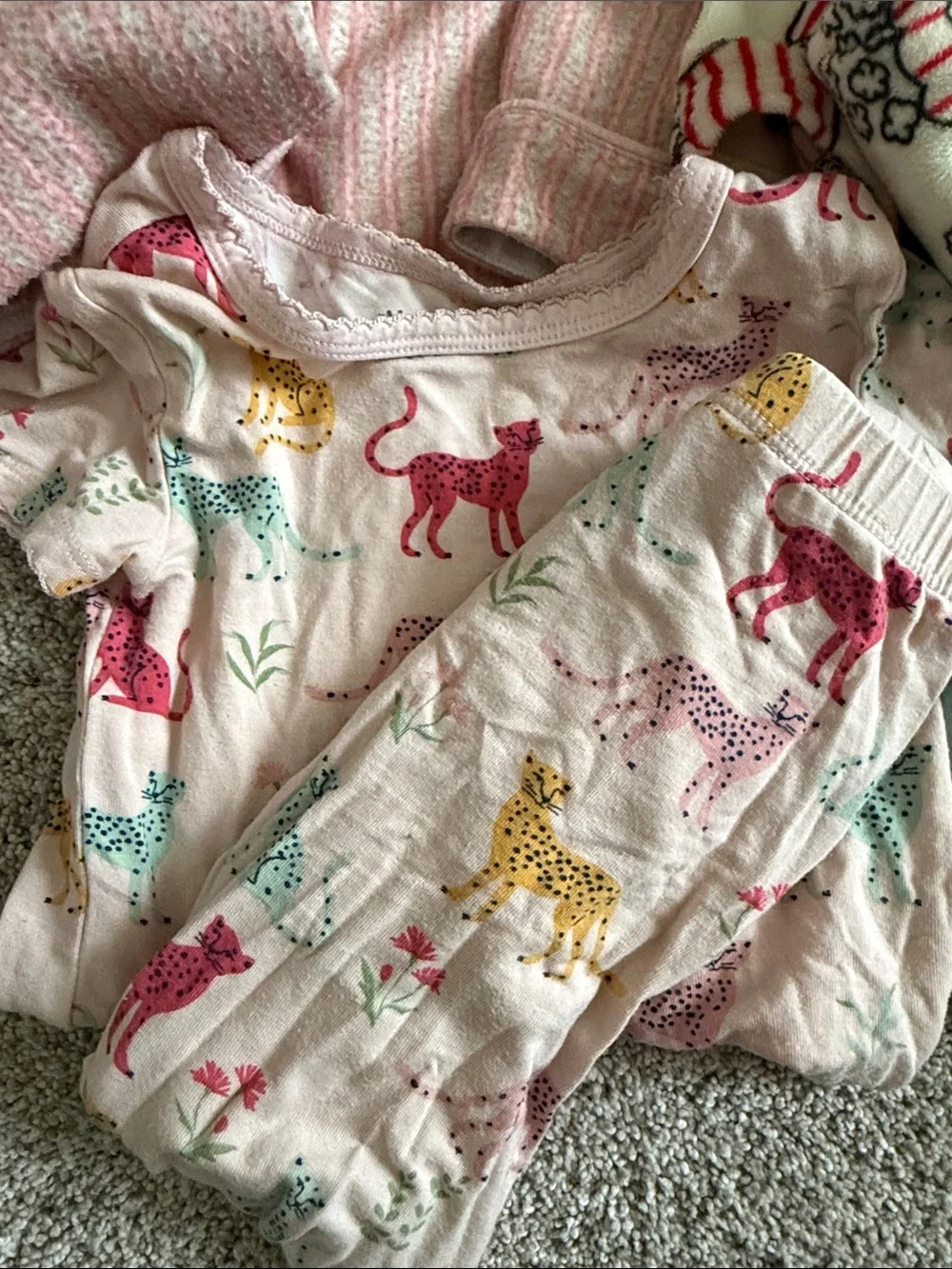 Toddler 3T Girls Mixed Character Pajama Set Bundle